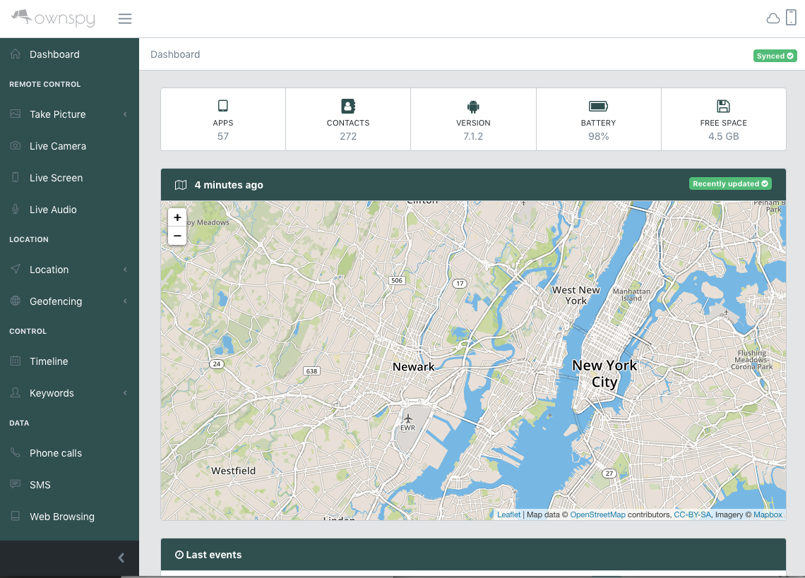 New OwnSpy: Android monitoring without root